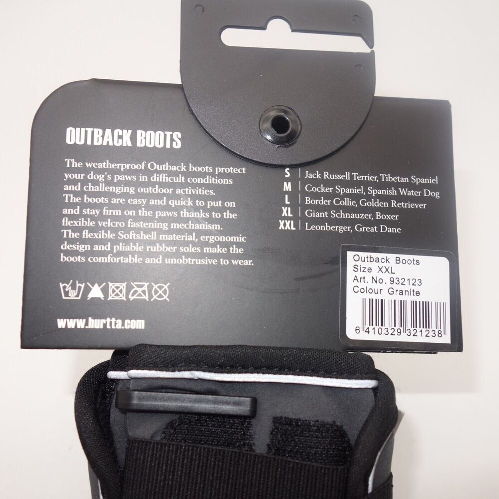 NEW HURTTA Outback Non Slip All Weather Dog Boots Shoes Size XXL - Picture 9 of 9